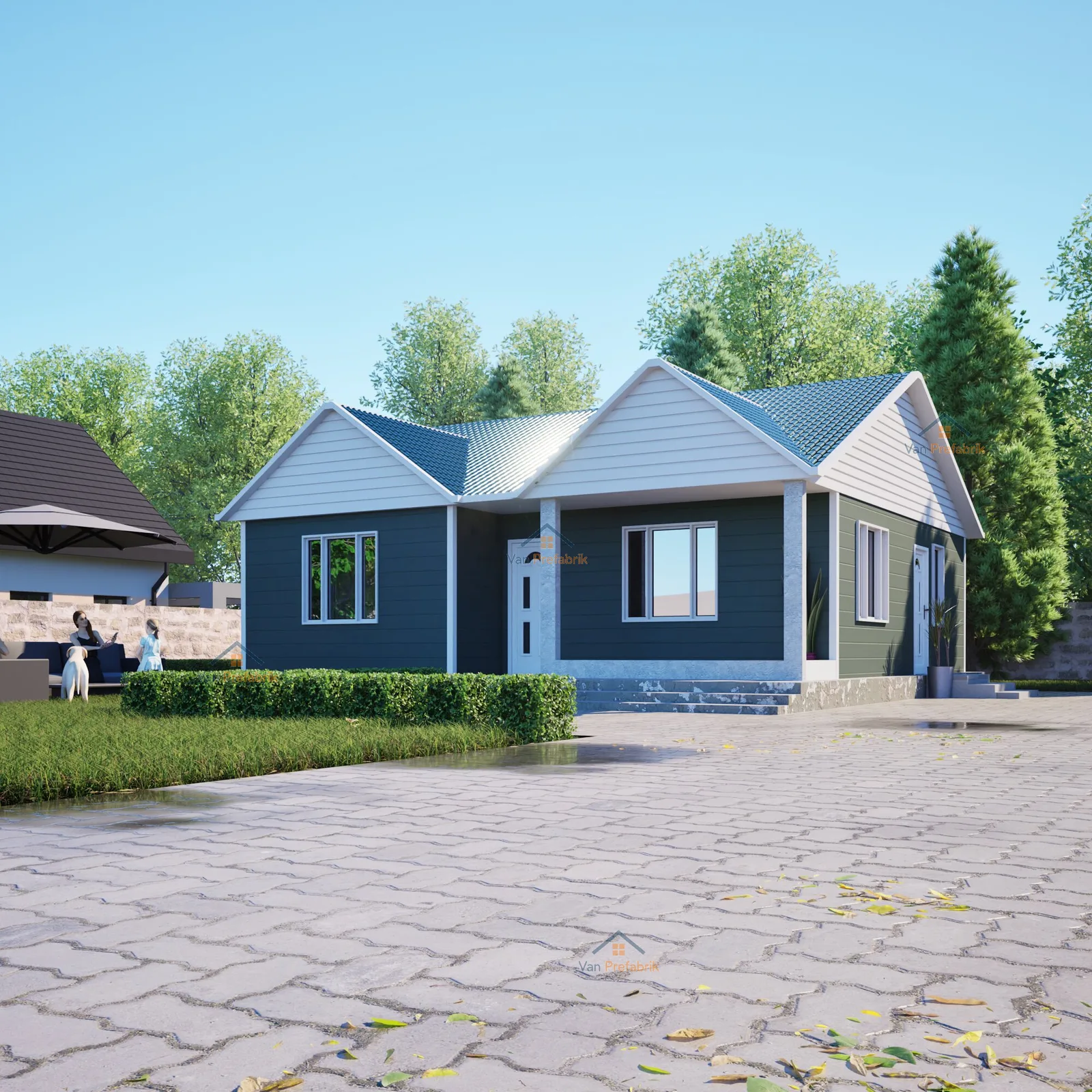 85m2 Hafif Çelik Tek Katlı Ev