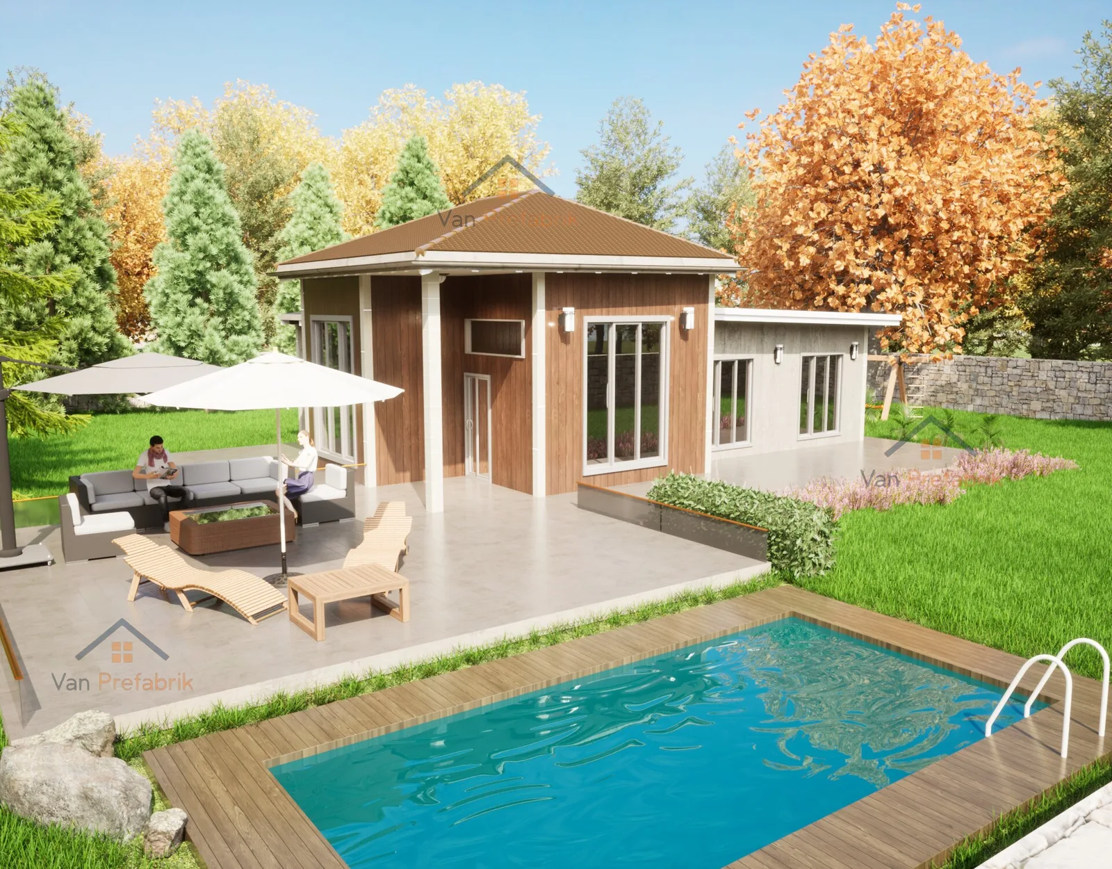 80m2 Hafif Çelik Tek Katlı Ev