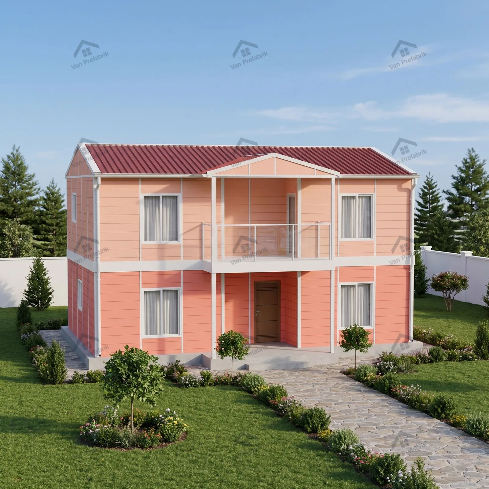 142 m² Dubleks Prefabrik