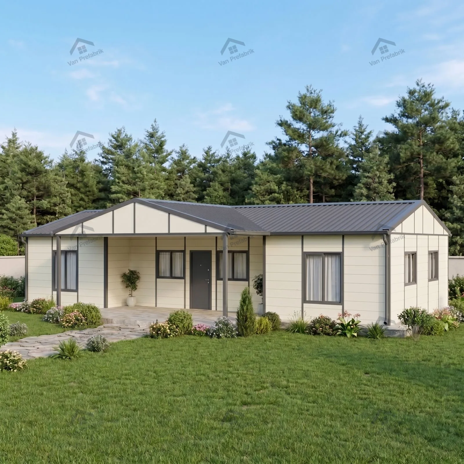 105 m² Tek Katlı Prefabrik
