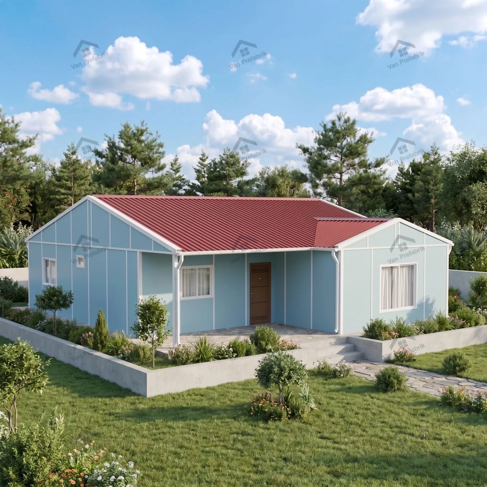 110 m² Tek Katlı Prefabrik