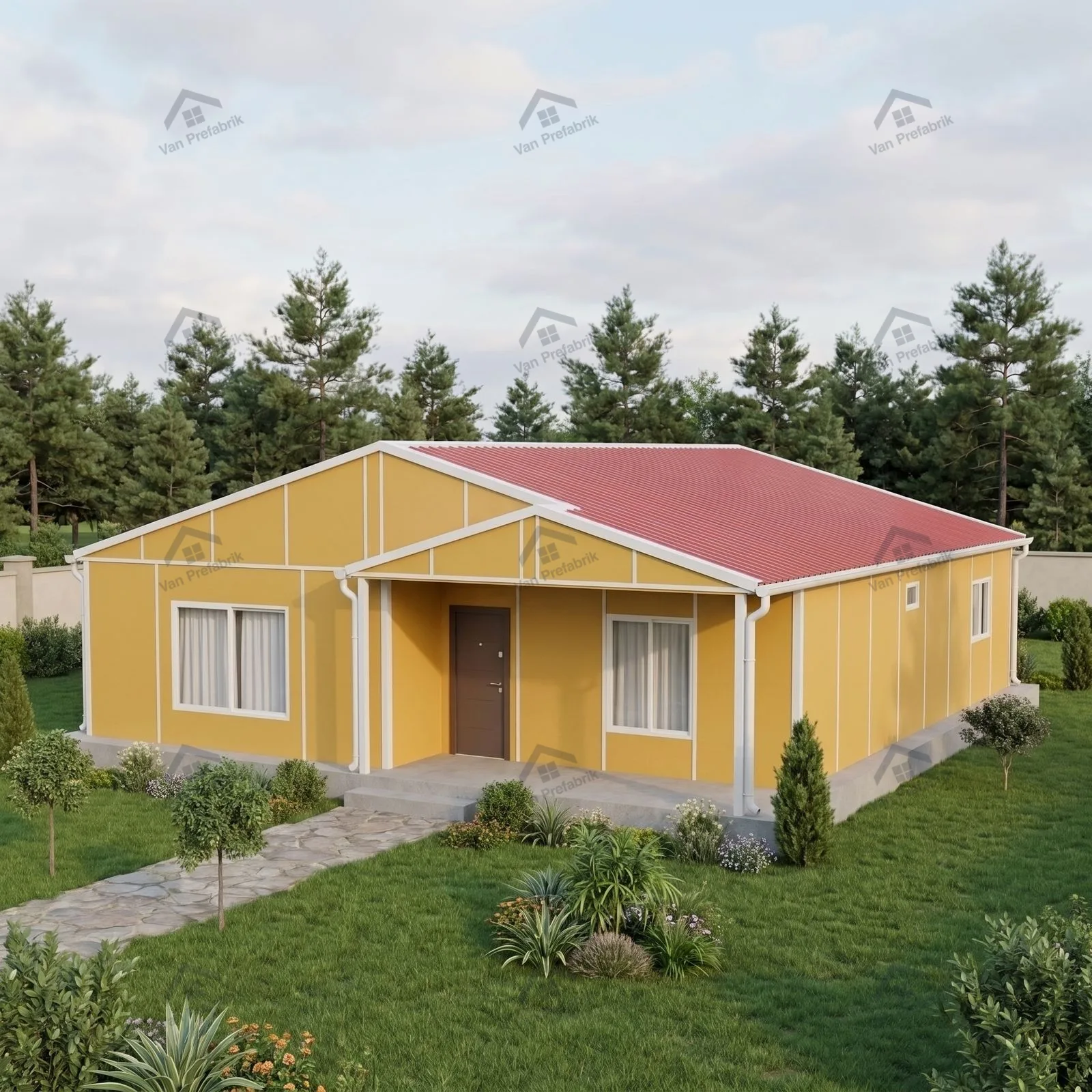 120 m² Tek Katlı Prefabrik