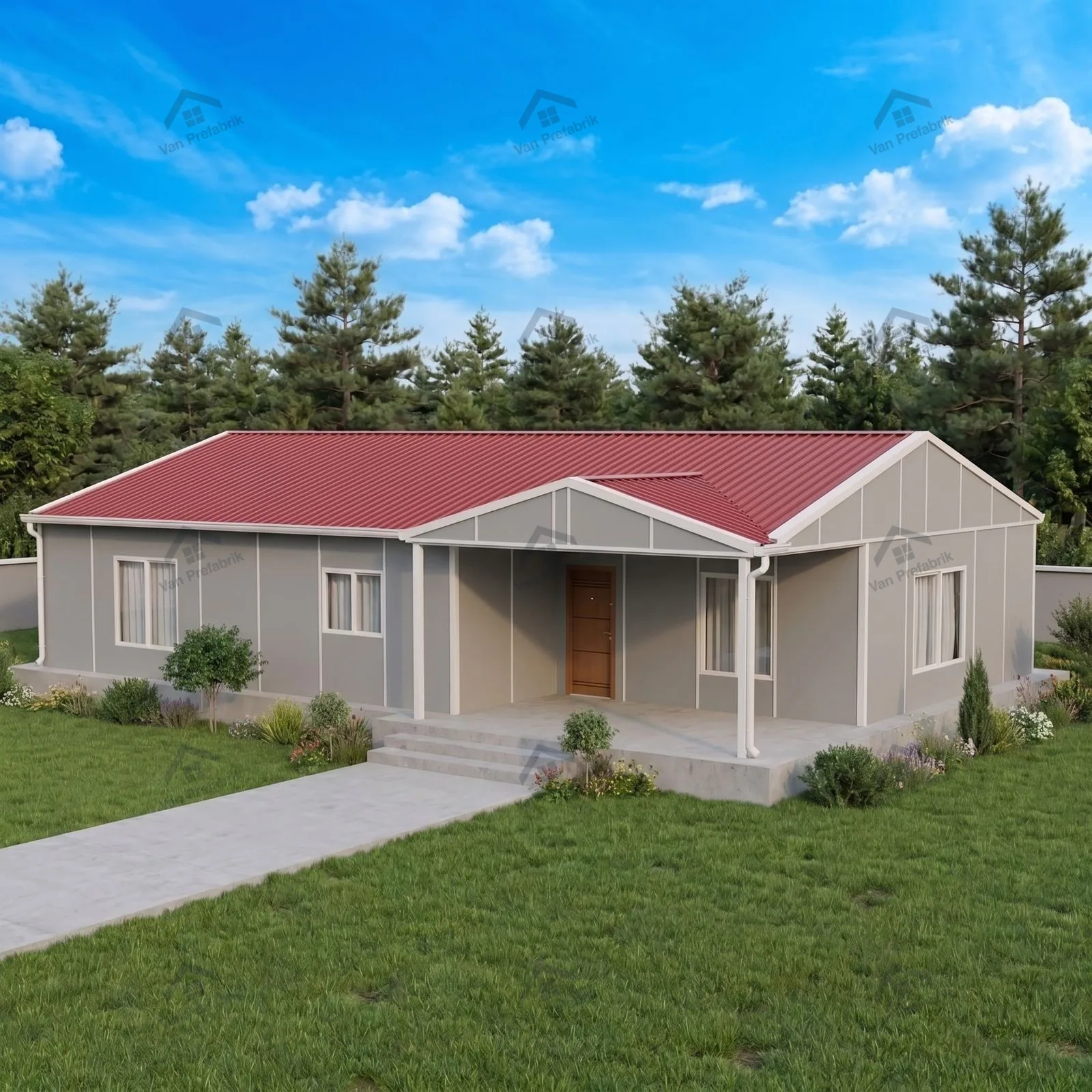 130 m² Tek Katlı Prefabrik