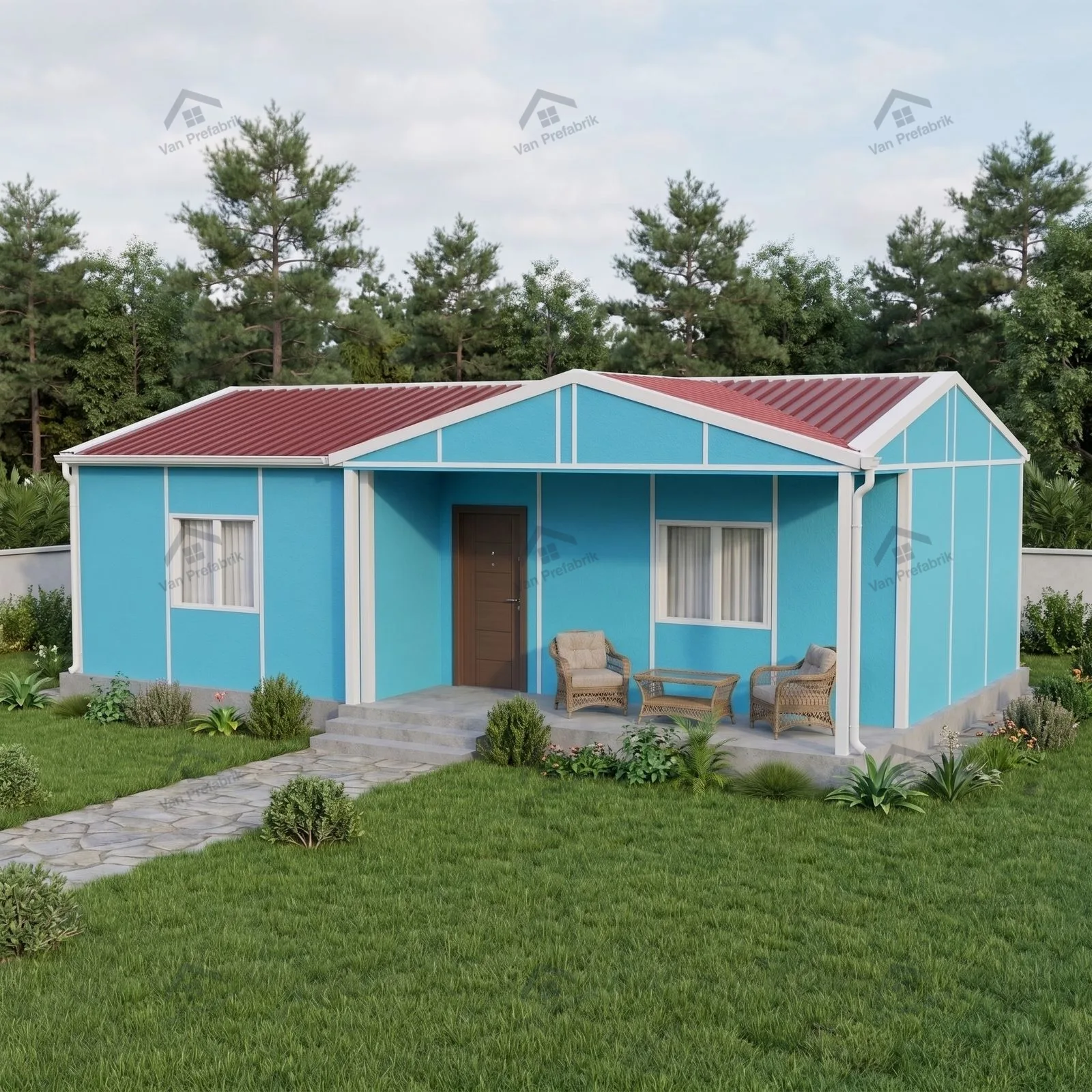 48 m² Tek Katlı Prefabrik