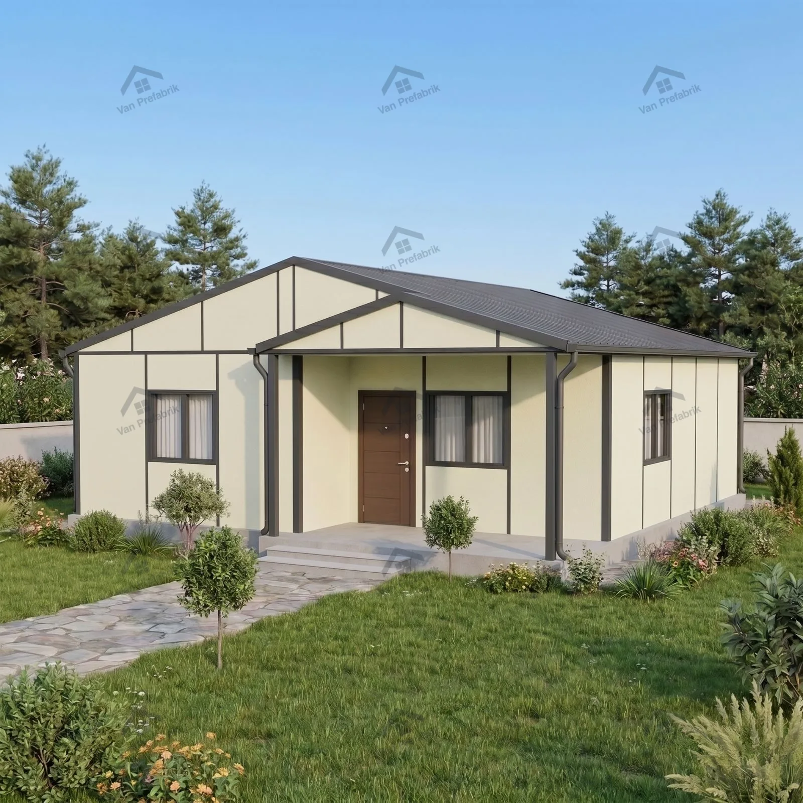62 m² Tek Katlı Prefabrik