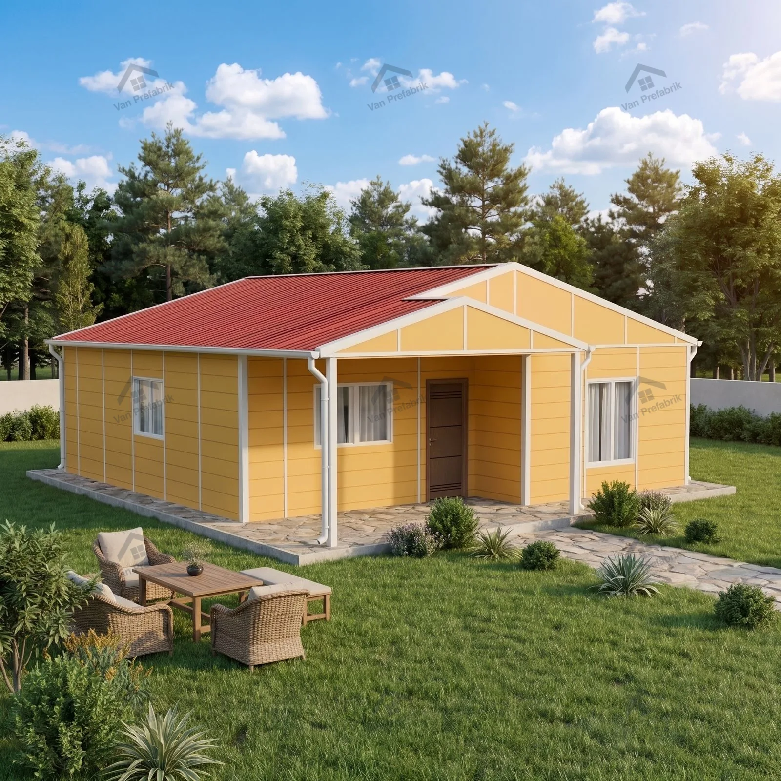 75 m² Tek Katlı Prefabrik